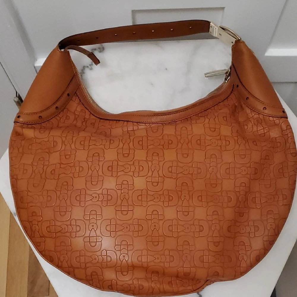Authentic Gucci Horsebit Design Leather Hobo Bag